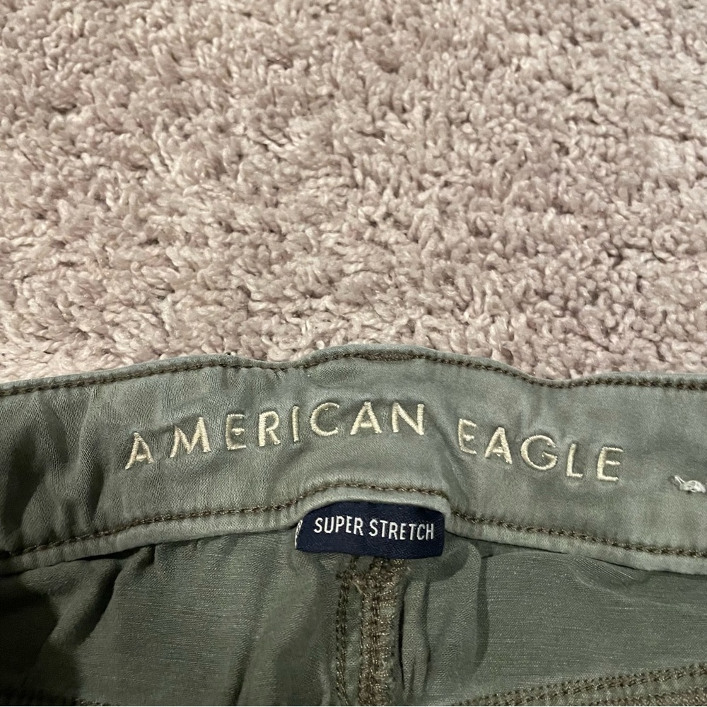 American eagle hi rise jeggings green size 4 inseam 27” - Picture 6 of 7